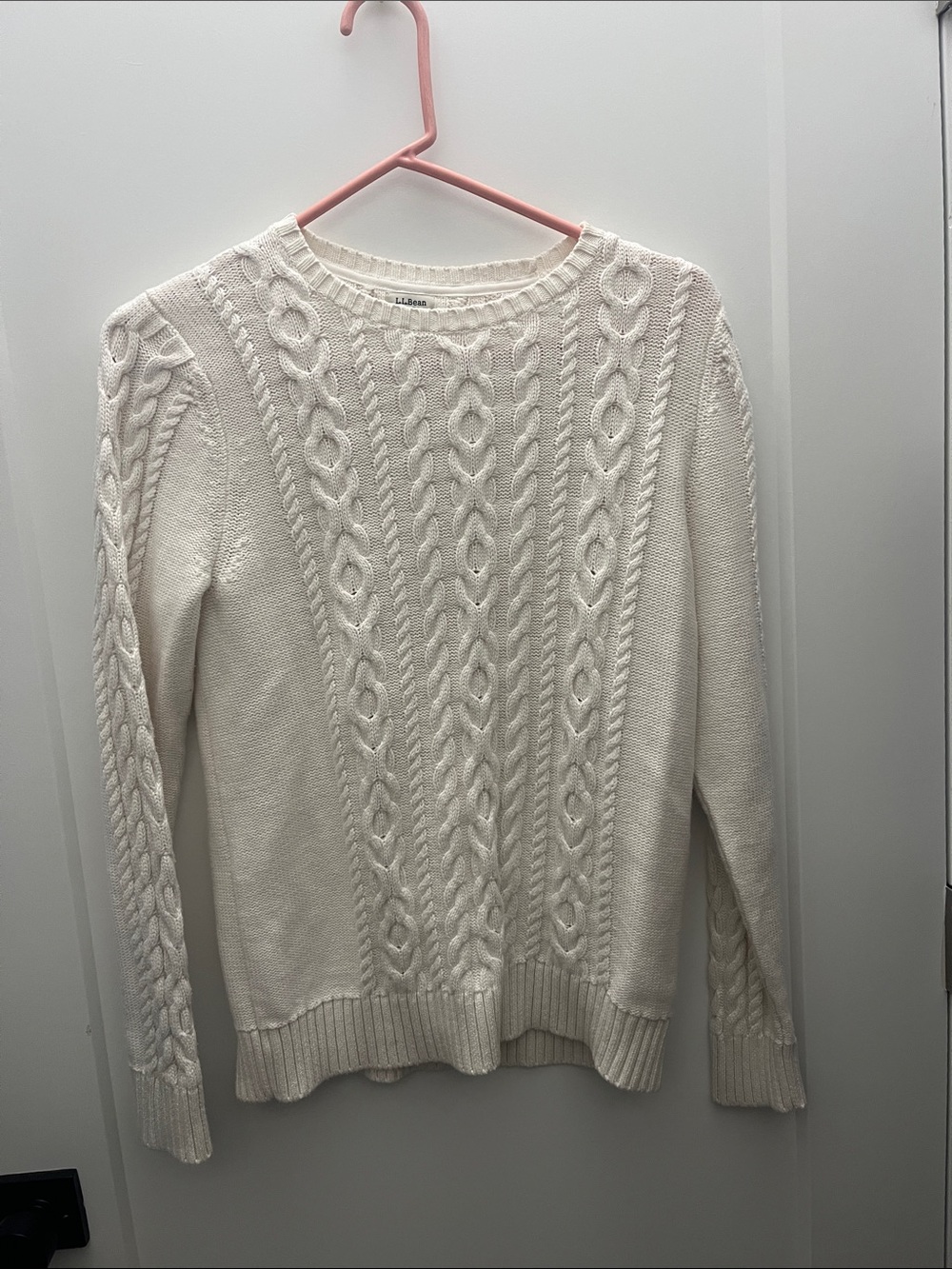 LL Bean Cable Knit Sweater